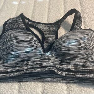 Women's Black and Gray Sports Bra Pink Victoria’s Secret